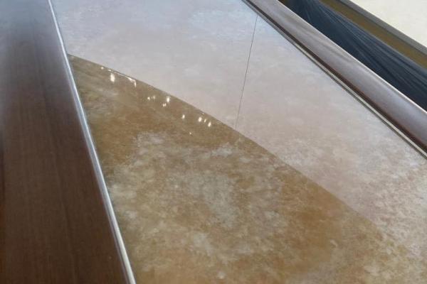 Lucidatura piano in onice